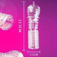 *CHEAPEST* Crystal Condom Hot Penis Crystal Condom (Kondom Tahan Lama) Reusable Hot Sell Sex Toys ABCDE