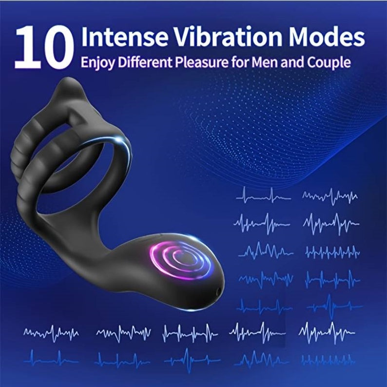 LOVE4U Male Long Lasting Penis Ring Delay Premature Prolong Ejaculation Cock Ring Adult Sex Toy for Men Boys