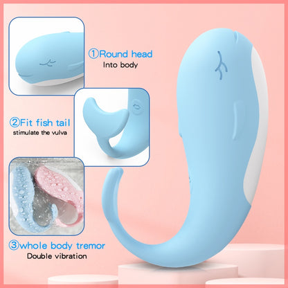 LOVE4U Sex toys for women with wireless remote control vibrating egg USB 充电女用小鲸鱼无线遥控跳蛋成人情趣用品玩具