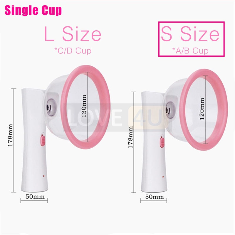 Pembesar Payudara Montoks Besar Breast Enlargement Massager Cupping Boobs Size Up Vacuum Suction Enhancer Machine 丰胸按摩仪