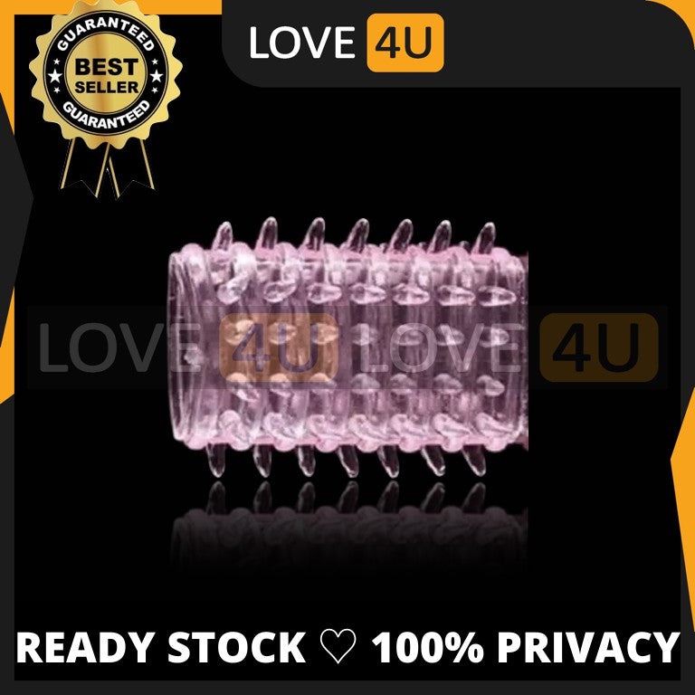 *CHEAPEST* Cock Delay Ring Penis Sleeve Reusable Condom Adult Sex Toy Kondom Tambah Siok