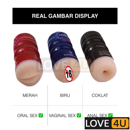 【MOON CUP】Masturbation Cup Snail Cup Alat Lancap Laki Sex Toy For Men Masturbator Adult Toy Fake Pussy Pepek Palsu 飞机杯