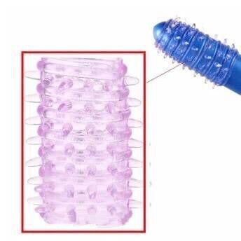 *CHEAPEST* Cock Delay Ring Penis Sleeve Reusable Condom Adult Sex Toy Kondom Tambah Siok