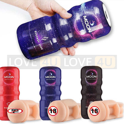 【MOON CUP】Masturbation Cup Snail Cup Alat Lancap Laki Sex Toy For Men Masturbator Adult Toy Fake Pussy Pepek Palsu 飞机杯