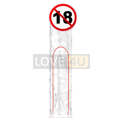 【LOVE4U】Cock Extension Size Bigger Tahan Lama Reusable condom sleeve Time Delay Transparent Light Black Flesh Nude