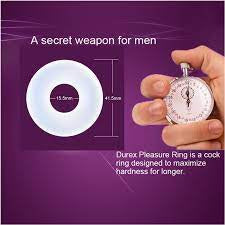 [LOVE4U] 100% ORIGINAL Durex Cock Ring Elasticity Delay Ring & Lasting Reusable Cock Ring Adult Sex Toy for Male 杜蕾斯