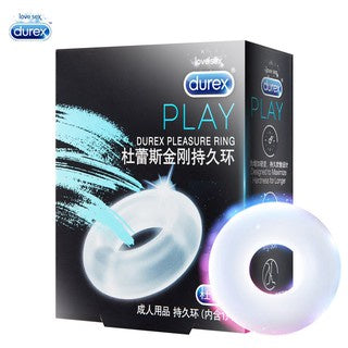 [LOVE4U] 100% ORIGINAL Durex Cock Ring Elasticity Delay Ring & Lasting Reusable Cock Ring Adult Sex Toy for Male 杜蕾斯