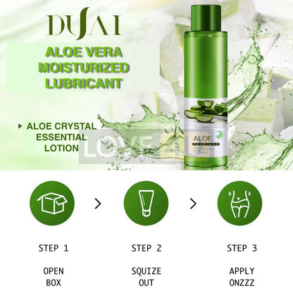 DUAI Aloe Vera Water Based Premium Lubricant Oil 100% Safe Natural120ml Pelincir Duai Super Star Product Only At「LOVE4U」