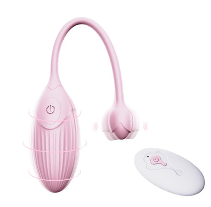 LOVE4U 10 Speeds Jump Egg Vibrator Vibrating Egg Silicone Wireless Remote Stimulation Sex Toys for Women