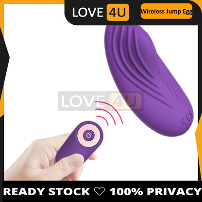 LOVE4U Wireless Wearable Clitoris Stimulator Vibrator Panties Masturbator Invisible Vagina Vibrator Women Sex Toy