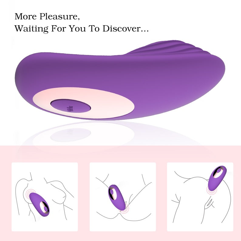 LOVE4U Wireless Wearable Clitoris Stimulator Vibrator Panties Masturbator Invisible Vagina Vibrator Women Sex Toy