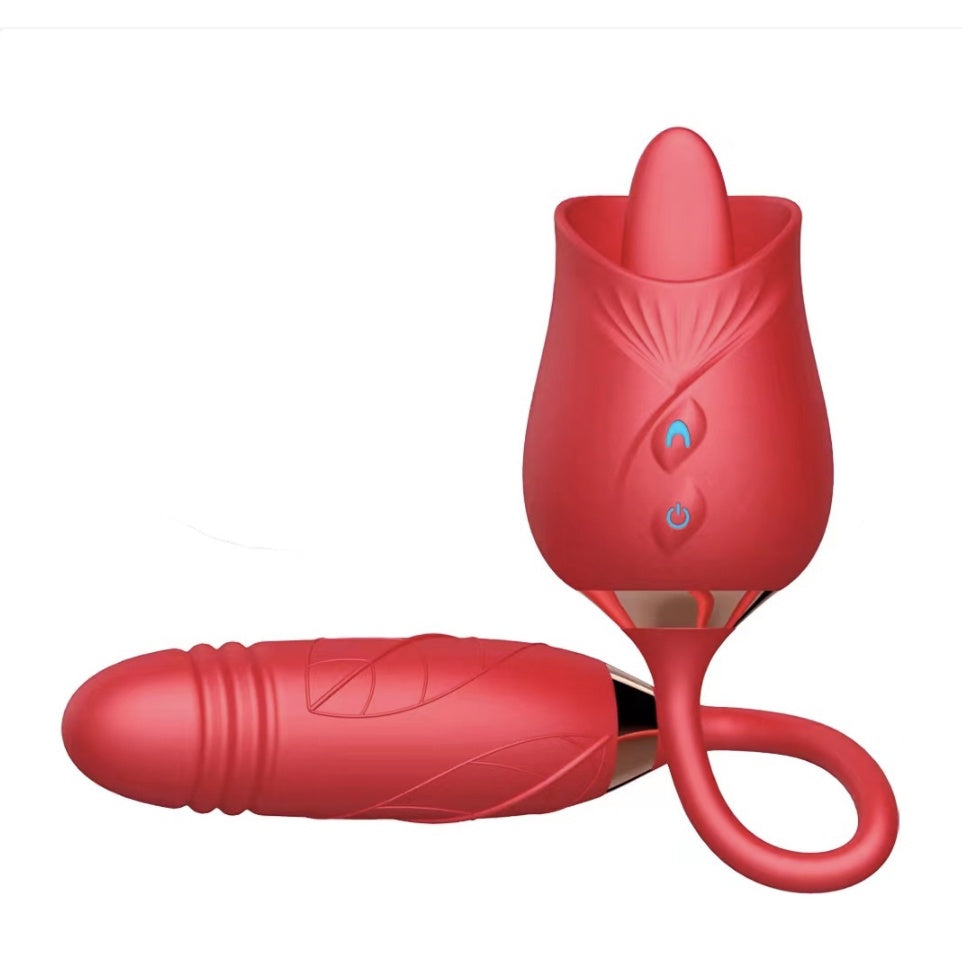 [LOVE4U] Rose Sucker Vibrator For women/Sex Toy For Women/Sex Toy/Women Sex Toy/Adult Toys For Women/情趣用品/自慰器女用/自慰棒/