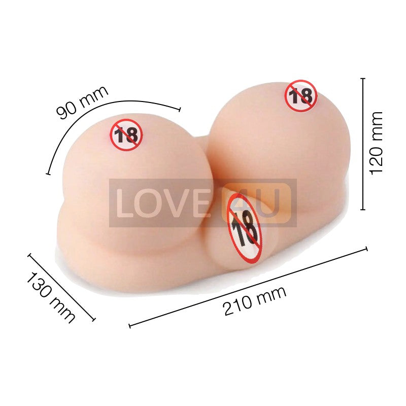 【LOVE4U】2kg Sex Doll Realistic Big Boobs Fake Pussy Masturbation Sex Toy For Men Alat Lancap Laki