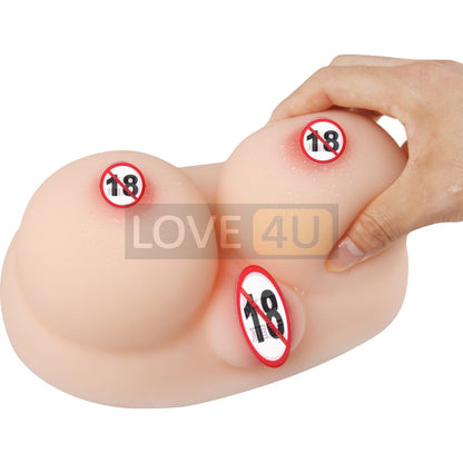 【LOVE4U】2kg Sex Doll Realistic Big Boobs Fake Pussy Masturbation Sex Toy For Men Alat Lancap Laki