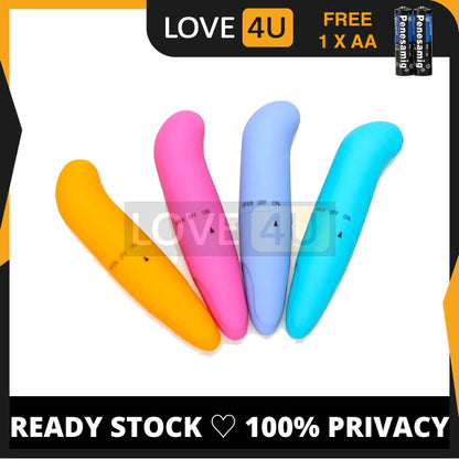 [LOVE4U] Dolphin Vibrator G-Spot Massager Vibrator Sex Toys Sex Toy For Women Fake Zakar Mini Dildo Free Battery