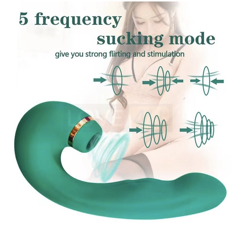 【LOVE4U】3 In 1 Dildo Vibrator  G Spot Stimulation Vibrator For Women Dildo Adult Toys Nipple Sucker/Nipple Vibrator