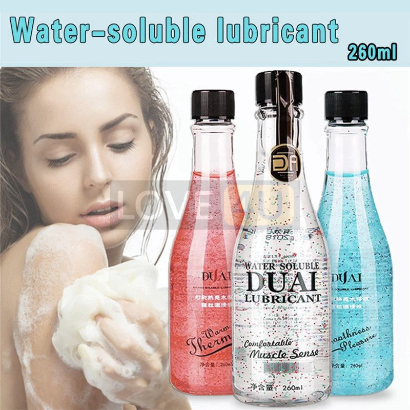 【LOVE4U】DUAI 260ml Lubricant For Sex Lubricant Massage Oil Water Based Zarah Lubricant Adult Toys Sex Product Pelincir