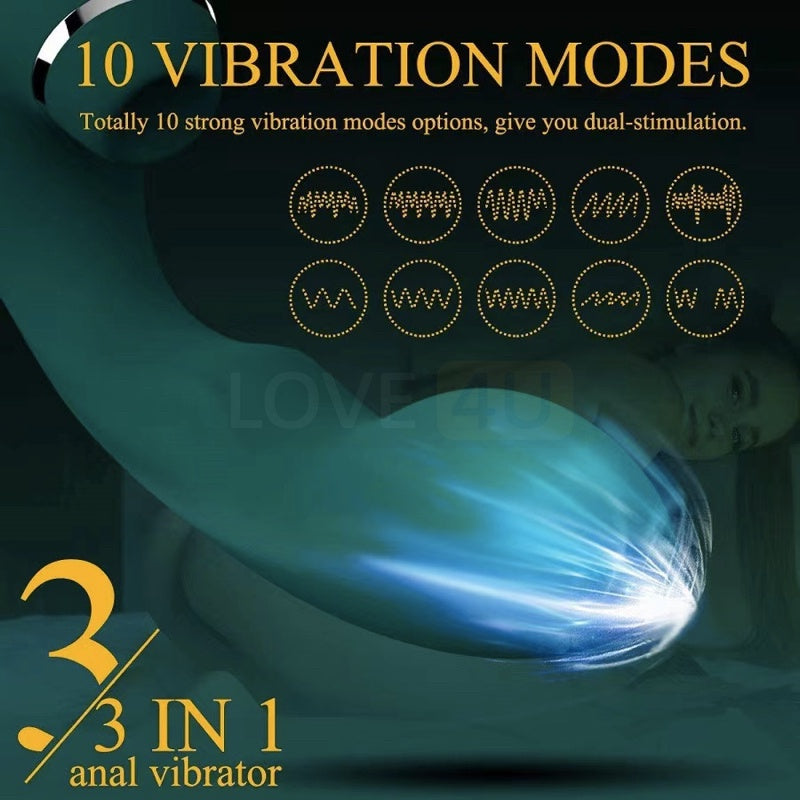 【LOVE4U】3 In 1 Dildo Vibrator  G Spot Stimulation Vibrator For Women Dildo Adult Toys Nipple Sucker/Nipple Vibrator