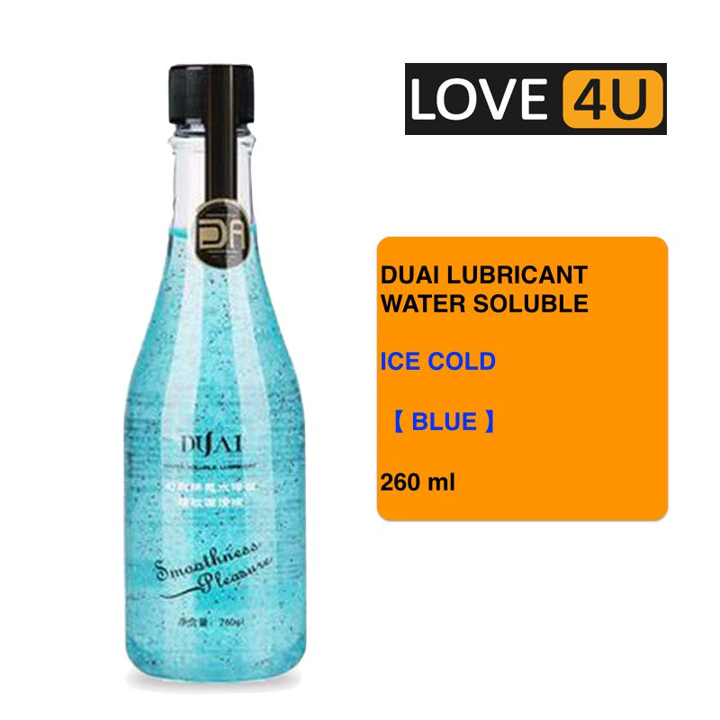 【LOVE4U】DUAI 260ml Lubricant For Sex Lubricant Massage Oil Water Based Zarah Lubricant Adult Toys Sex Product Pelincir