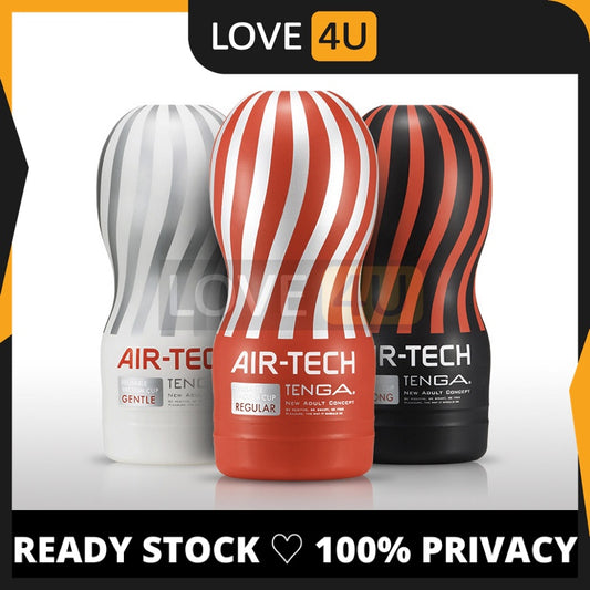 TENGA 100% ORI Japan AirTech Reusable Vacuum Masturbation Cup Pleasure Masturbator Cup Sex Toys for Men Alat Lancap 飞机杯