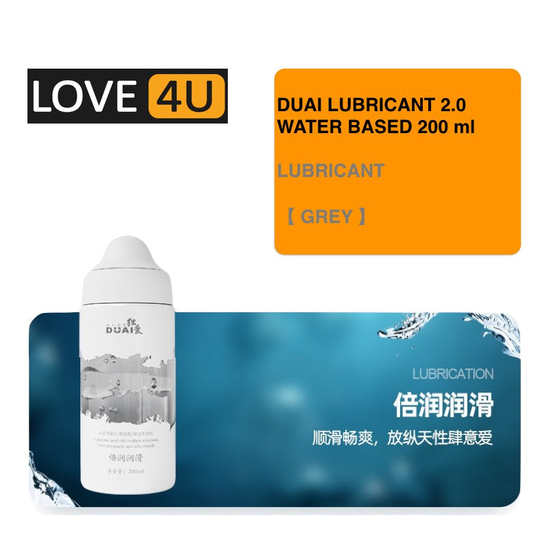 DUAI Lubricant Lubricant Oil Duai Sex Water Based Body Massage 220ml Sex Toy Promotion Price [HARGA BORONG] 独爱润滑油