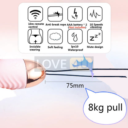 LOVE4U High Quality Jump Egg Wireless Vibrator High Quality Adult Sex Toy for Woman Remote Control Masturbation Alat Sek