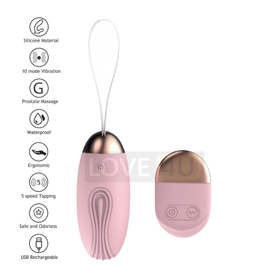 LOVE4U High Quality Jump Egg Wireless Vibrator High Quality Adult Sex Toy for Woman Remote Control Masturbation Alat Sek