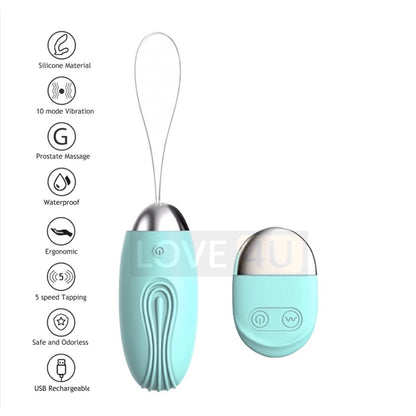 LOVE4U High Quality Jump Egg Wireless Vibrator High Quality Adult Sex Toy for Woman Remote Control Masturbation Alat Sek