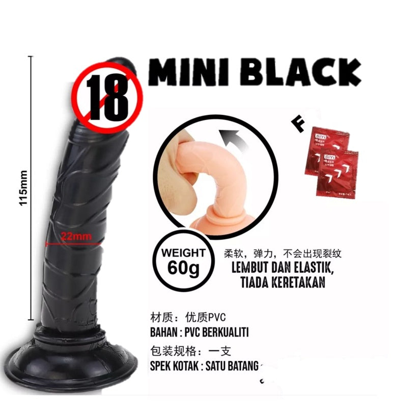 LOVE4U  Mini Suction Colorful manual flexible Anal Dildo Penis Masturbation Silicone Realistic Seks Toy Zakar Palsu