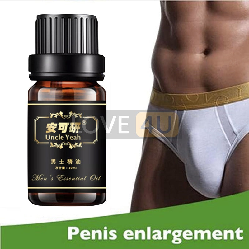 【LOVE4U】UNCLE YEAH Penis Enlargement Essential Oil BESAR & KERAS for Men Minyak Lelaki Zakar