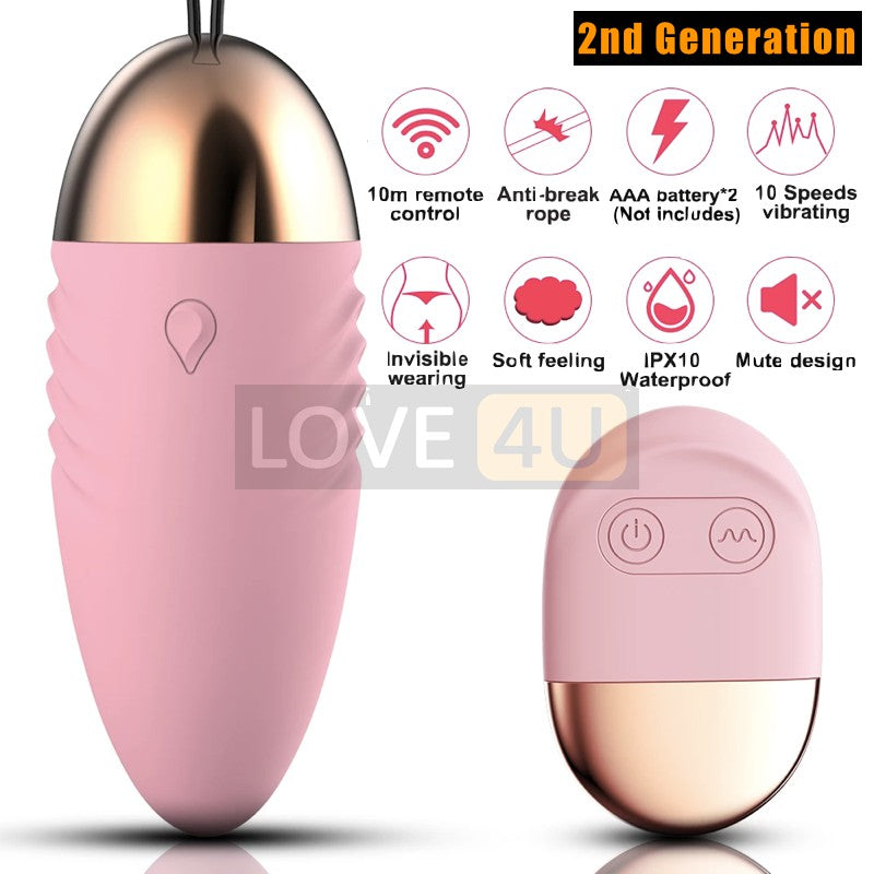 【AWEKSYOK】Female Remote Control Vibrator Masturbator Alat Kawalan Jauh MP3 Wireless Jump Egg Sex Toy Seks Wanita 遥控跳蛋