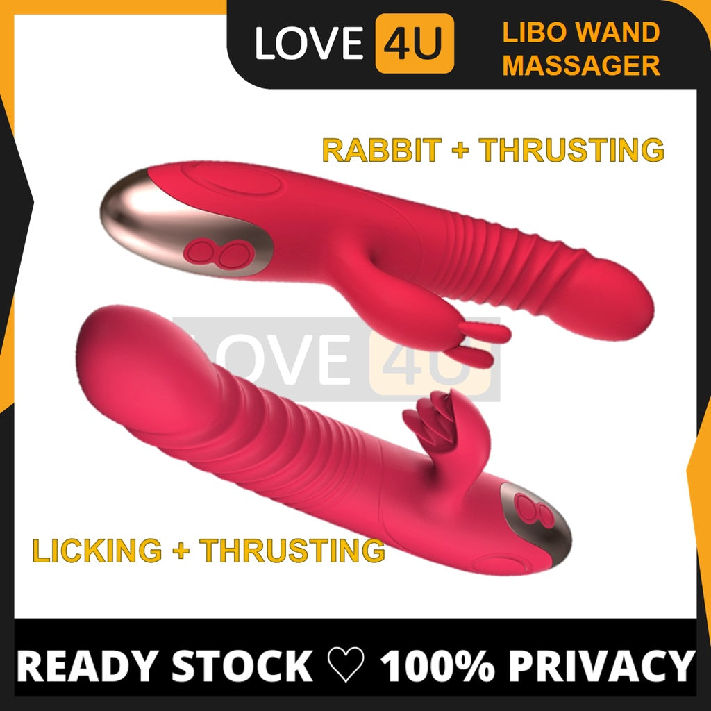 LOVE4U LIBO Wand Massager Sex Toy For Women/Dildo For Women/Clitoral Sucking Licking Vibrator for Women Masturbation