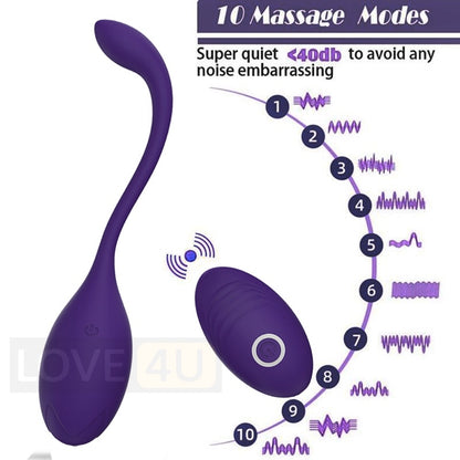 【LOVE4U】Remote Control Electric Kegel Balls / Sex Toy For Women / Wireless Jump Egg / High Quality Vagina Balls 遥控穿戴跳蛋