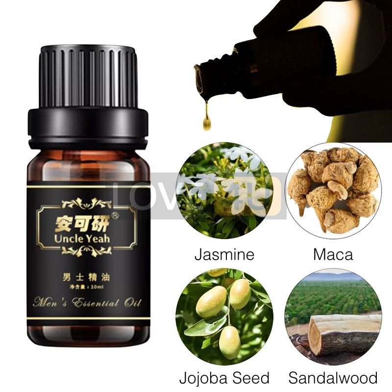 【LOVE4U】UNCLE YEAH Penis Enlargement Essential Oil BESAR & KERAS for Men Minyak Lelaki Zakar