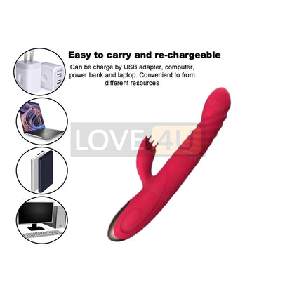 LOVE4U LIBO Wand Massager Sex Toy For Women/Dildo For Women/Clitoral Sucking Licking Vibrator for Women Masturbation