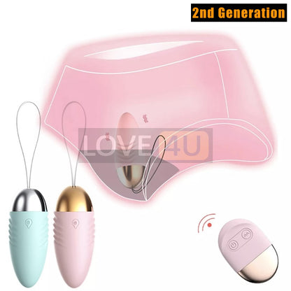 【AWEKSYOK】Female Remote Control Vibrator Masturbator Alat Kawalan Jauh MP3 Wireless Jump Egg Sex Toy Seks Wanita 遥控跳蛋