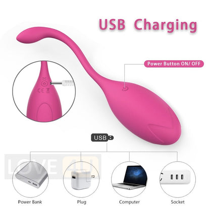 【LOVE4U】Remote Control Electric Kegel Balls / Sex Toy For Women / Wireless Jump Egg / High Quality Vagina Balls 遥控穿戴跳蛋