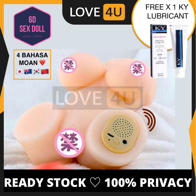 【LOVE4U】6D Sex Doll 4 Negara Intelligent Voice Vibrating USB Charge Japanese AV Male Masturbator Lelaki Alat Lancap 真人娃娃