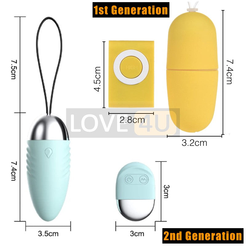 【AWEKSYOK】Female Remote Control Vibrator Masturbator Alat Kawalan Jauh MP3 Wireless Jump Egg Sex Toy Seks Wanita 遥控跳蛋