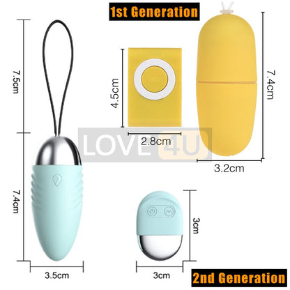 【AWEKSYOK】Female Remote Control Vibrator Masturbator Alat Kawalan Jauh MP3 Wireless Jump Egg Sex Toy Seks Wanita 遥控跳蛋