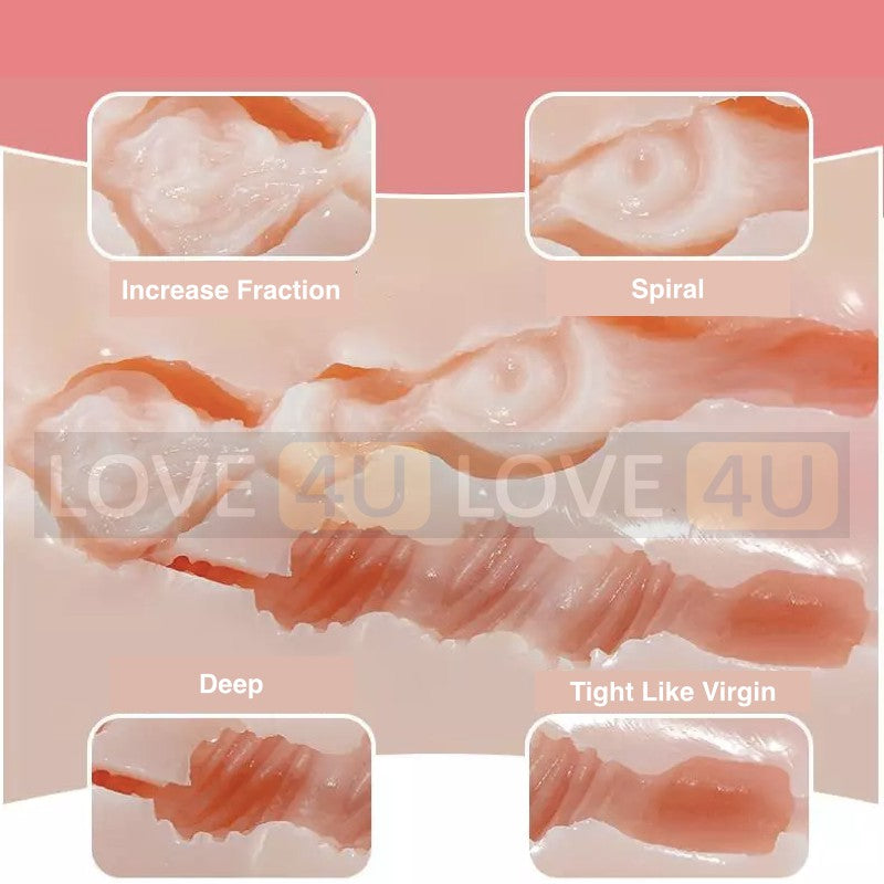 【LOVE4U】6D Sex Doll 4 Negara Intelligent Voice Vibrating USB Charge Japanese AV Male Masturbator Lelaki Alat Lancap 真人娃娃