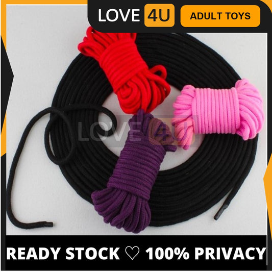 [High Quality] BDSM Tied Rope Tali Ikat untuk SEKS Bondage Sex 5M10M Alat Seks SM Torture Tool Sex Toy SM 捆绑绳索