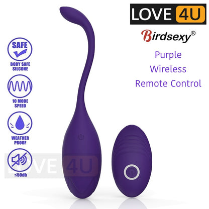 【LOVE4U】Remote Control Electric Kegel Balls / Sex Toy For Women / Wireless Jump Egg / High Quality Vagina Balls 遥控穿戴跳蛋