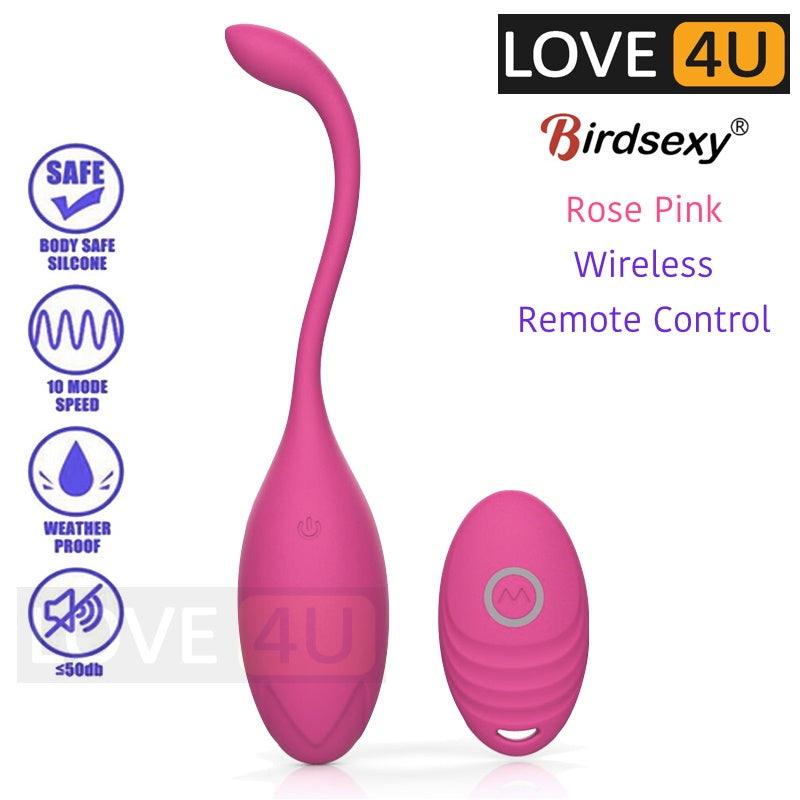 【LOVE4U】Remote Control Electric Kegel Balls / Sex Toy For Women / Wireless Jump Egg / High Quality Vagina Balls 遥控穿戴跳蛋