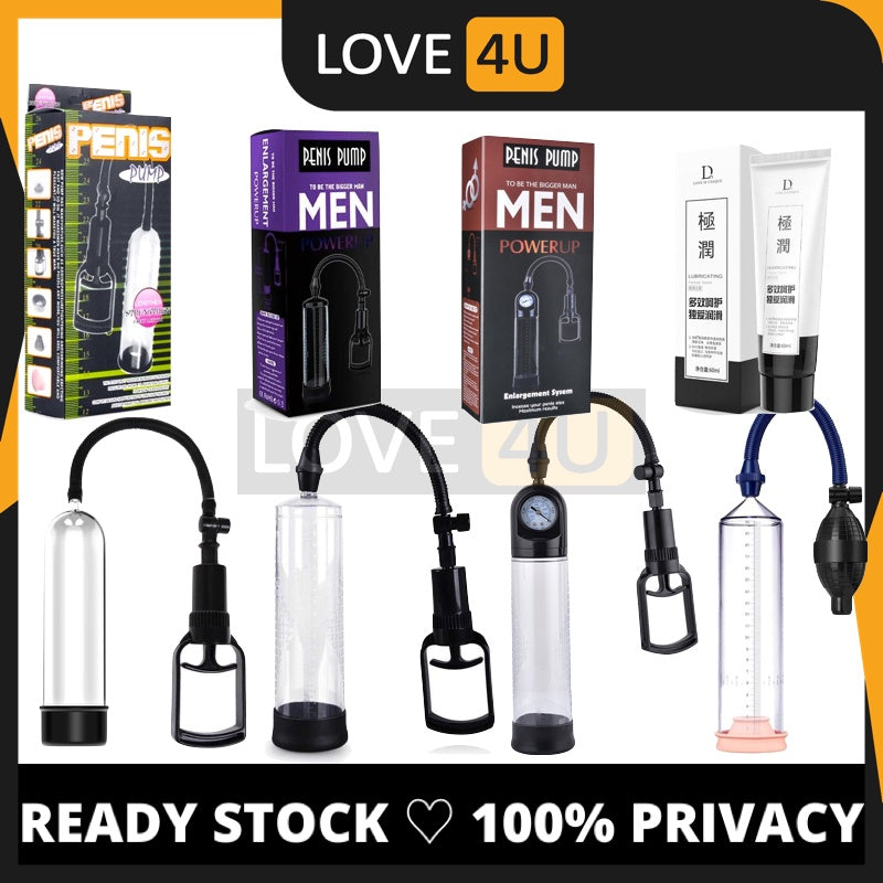 Penis Pump Enlargement Vacuum Bigger Pam Zakar Enlarger Exercise Alat Pembesar Lelaki Sex Toy MEN UP for Men Ready Stock