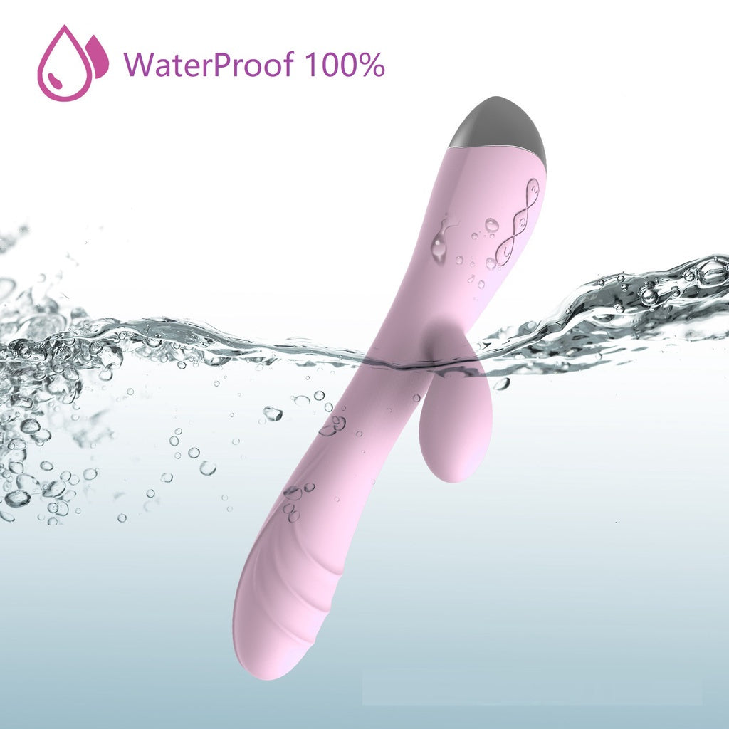 LOVE4U Dildo Rechargeable G-Spot Vibrator Massager Climax Women Dildo-Shape Sex Toy For Women Fake Penis Zakar Palsu