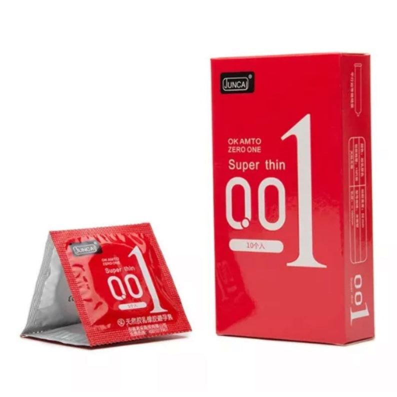 LOVE4U 001 Super Thin Condom 001 Kondom Nipis Spike Condom10pc