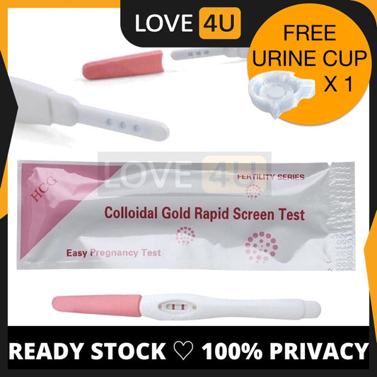 【Ready Stock】HCG Early Pregnancy Test Pen Mode Rapid Screen Speed Test