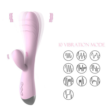 LOVE4U Dildo Rechargeable G-Spot Vibrator Massager Climax Women Dildo-Shape Sex Toy For Women Fake Penis Zakar Palsu