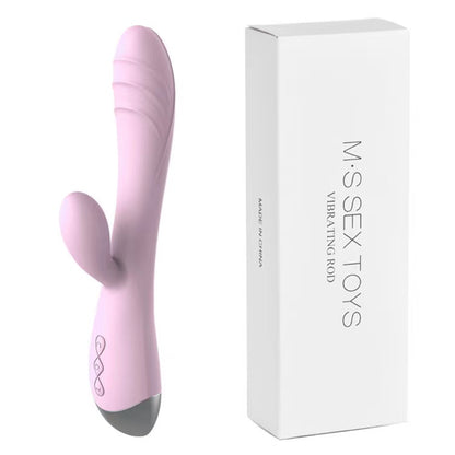 LOVE4U Dildo Rechargeable G-Spot Vibrator Massager Climax Women Dildo-Shape Sex Toy For Women Fake Penis Zakar Palsu